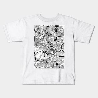 doodle illustration Kids T-Shirt